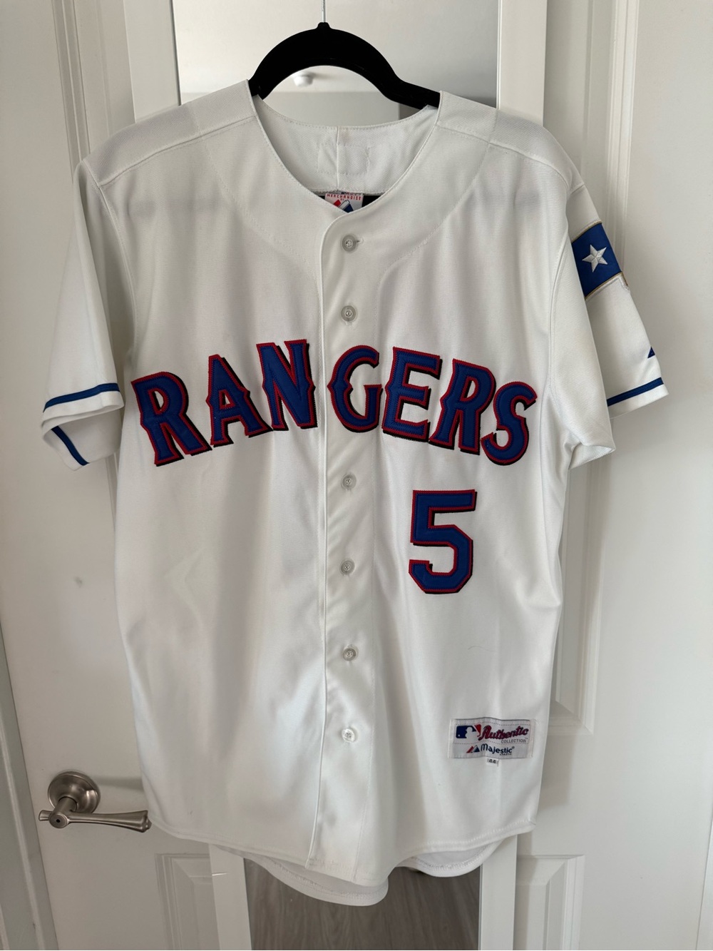 Majestic Authentic Ian Kinsler #5 Texas Rangers MLB Jersey White Size 44 - Picture 2 of 7